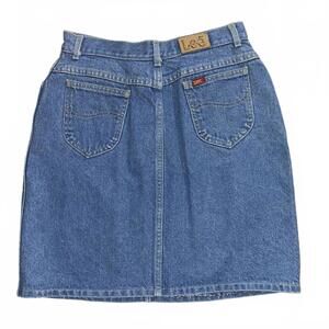 Lee Blue Denim Mini Skirt